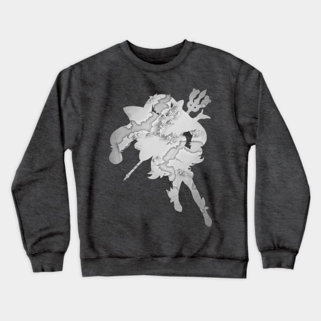 Resplendent Elise: Budding Flower Crewneck Sweatshirt by Raven's Secret Shop